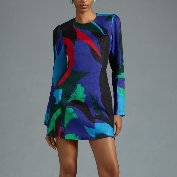 Anthropologie The Wolf Gang Lolita Cutout Dress - Small Petite S P - Picture 1 of 13